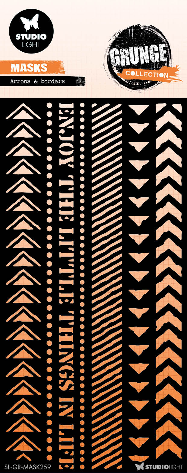 SL Mask Arrows & Borders Grunge Collection 1 PC-1