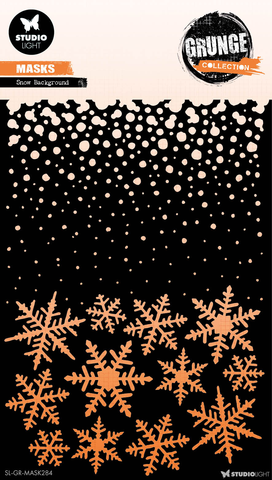 GR Mask Snow Background Grunge Collection 1 PC-1