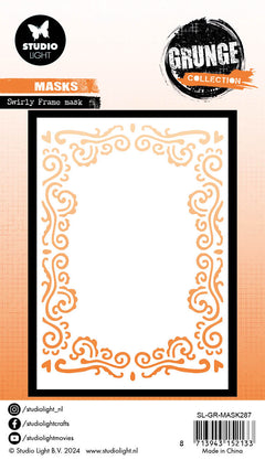GR Mask Swirly Frame Grunge Collection 1 PC-2