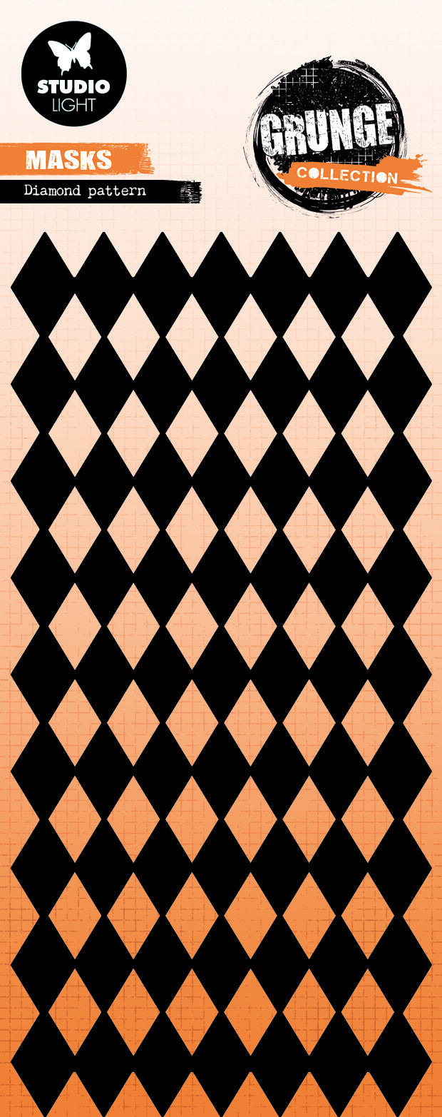 SL Mask Diamond Pattern Grunge Collection 1 PC-1