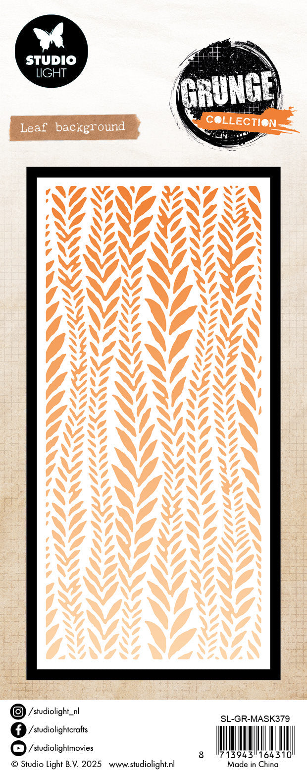 SL Mask Leaf Background Grunge Collection 100x150x1mm 1 Pieces-2