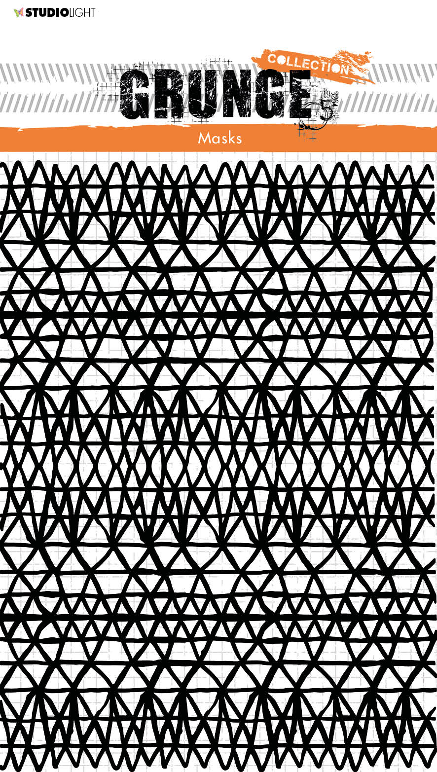 SL Mask Macrame Grunge Collection 210x148x1mm 1 PC nr.97-1
