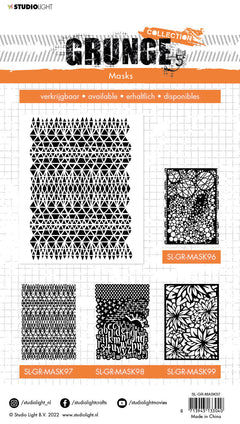 SL Mask Macrame Grunge Collection 210x148x1mm 1 PC nr.97-2