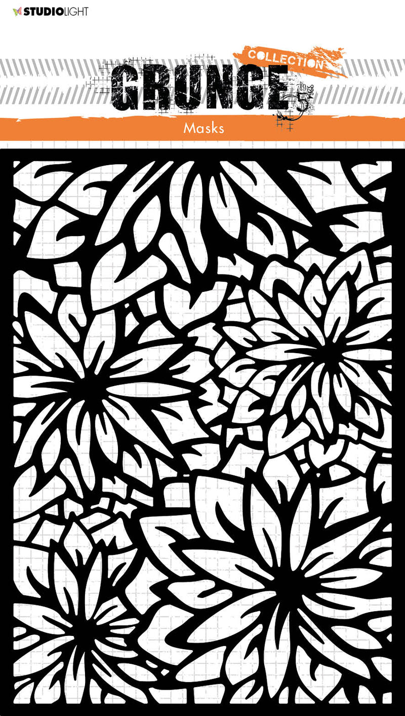 SL Mask Flower Background Grunge Collection 210x148x1mm 1 PC nr.99-1
