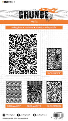 SL Mask Flower Background Grunge Collection 210x148x1mm 1 PC nr.99-2