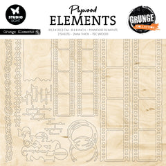 SL Plywood Elements Grunge Elements Grunge Collection 2 PC-1