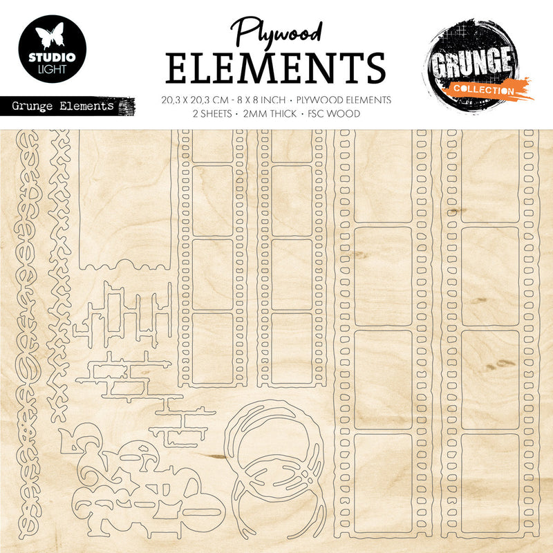 SL Plywood Elements Grunge Elements Grunge Collection 2 PC-1
