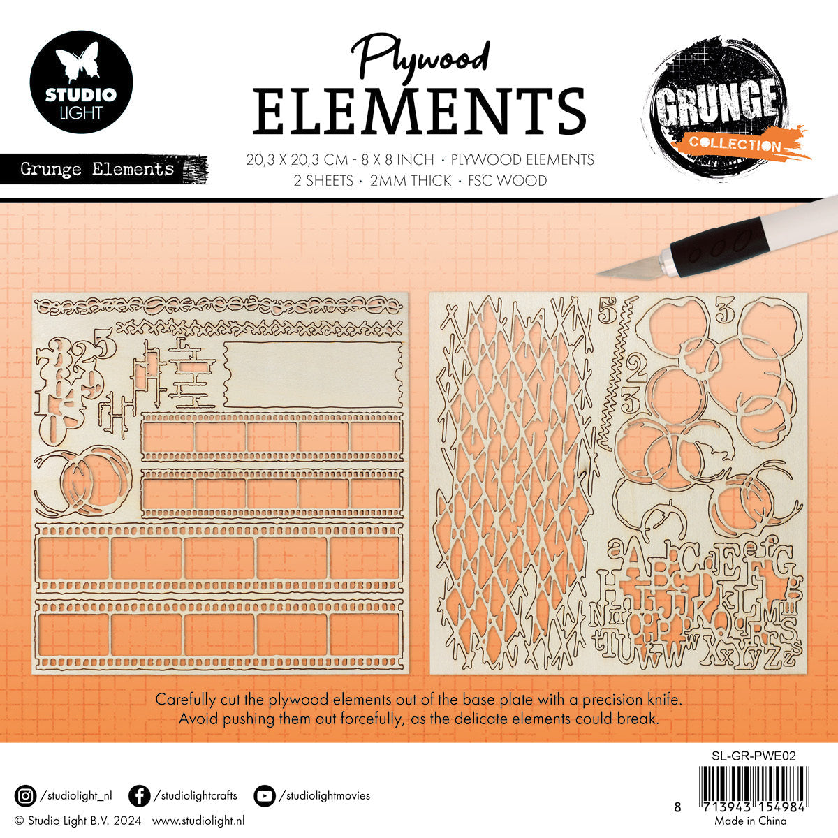 SL Plywood Elements Grunge Elements Grunge Collection 2 PC-2