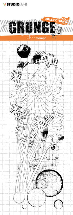 SL Clear Stamp Iris Grunge Collection 210x74x3mm 1 PC nr.203-1