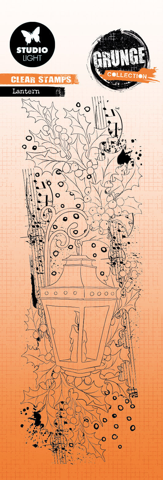 SL Clear Stamp Lantern Grunge Collection 210x74x3mm 1 PC nr.314-1