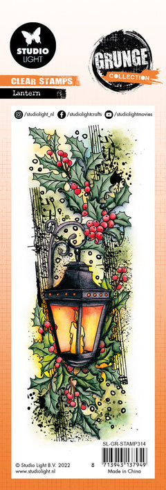 SL Clear Stamp Lantern Grunge Collection 210x74x3mm 1 PC nr.314-4