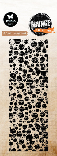 SL Clear Stamp Splash Background Grunge Collection 72x193.6x3mm 1 Pieces-1