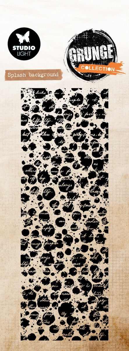 SL Clear Stamp Splash Background Grunge Collection 72x193.6x3mm 1 Pieces-1