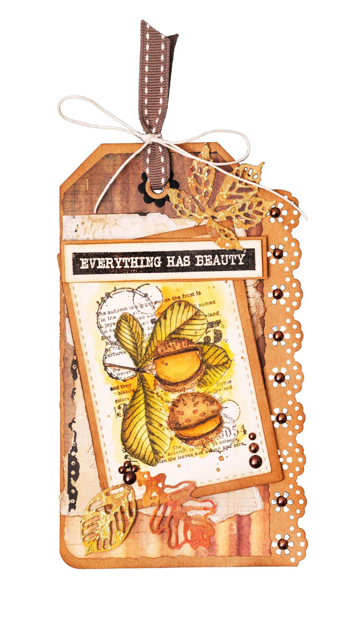 SL Clear Stamp Autumn Branches Grunge Collection 89x132x3mm 3 PC nr.449-2