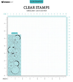 SL Clear Stamp Primula Branch Grunge Collection 45.5x140x3mm 1 PC nr.393-2