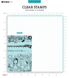 SL Clear Stamp Spring Crafts Grunge Collection 89x132x3mm 4 PC nr.398-2