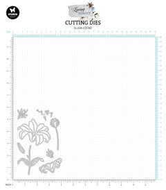 Matrices de découpe SL Fleurs de sympathie En souvenir affectueux 93x139x1mm 8 pièces réf. 740-2