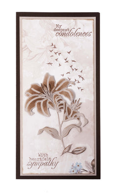 Bloc de papel para manualidades SL In Loving Memory 203x203x9mm 36 hojas n.º 118-3