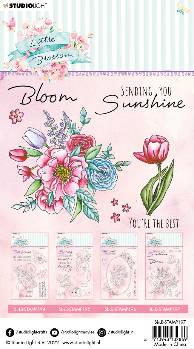 SL Clear Stamp Bloom Little Blossom 105x148x3mm 1 PC nr.197-2