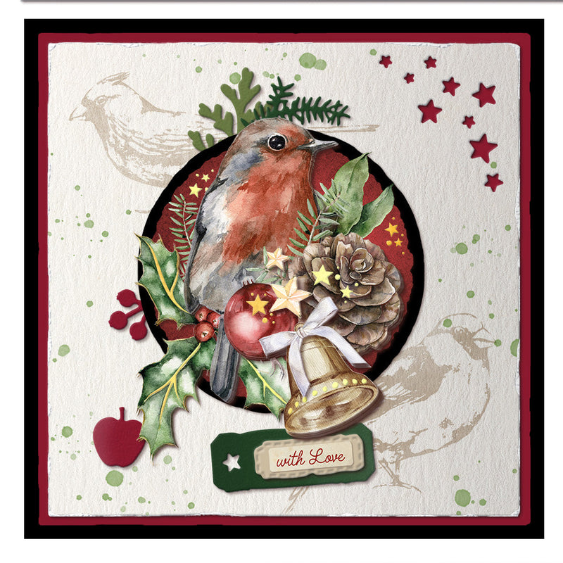 SL Sticker Sheets 2x2 Sheets Magical Christmas 105x210x2mm 4 SH nr.13-3