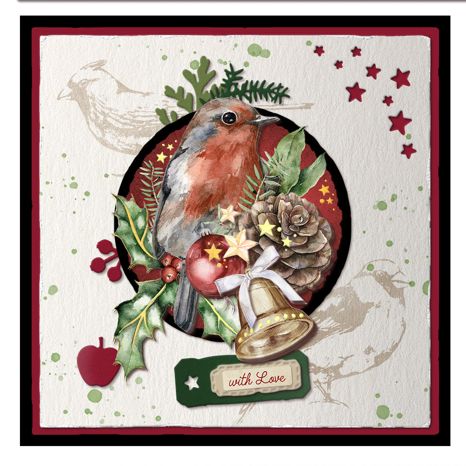 SL Sticker Sheets 2x2 Sheets Magical Christmas 105x210x2mm 4 SH nr.13-3