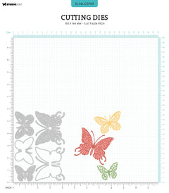 Troqueles de corte SL Mariposas Amante de la naturaleza 103x144x1mm 5 piezas n.º 769-2