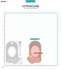 Troqueles de corte SL Peony Tag Nature Lover 95x134x1mm 9 pzas n.º 772-2