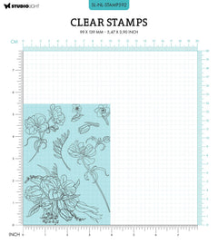 SL Tampons transparents Bouquet de fleurs Amoureux de la nature 99x139x3mm 7 PC nr.592-2