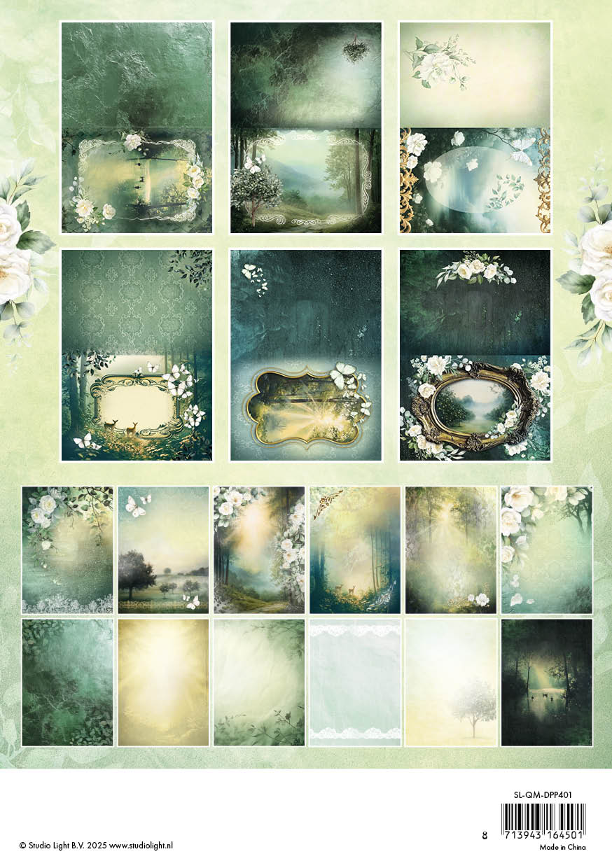 SL Designer Paper Pad Cards & Backgrounds Quiet Morning 148x210x11mm 36 Sheets-2