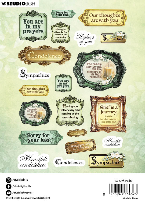 SL Paper Elements Sentiments - EN Quiet Morning 105x148x5mm 21 Pieces-2