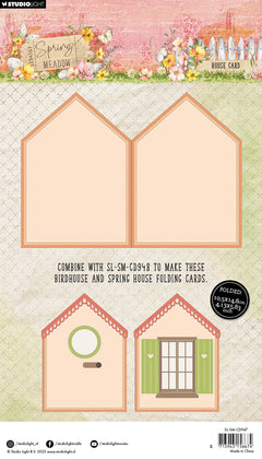 SL Cutting Die House Card Spring Meadow 5 PC-2