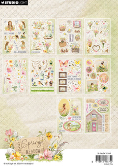 SL Die-Cut Paper Pad Paper Elements Spring Meadow 20 SH-2