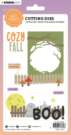 SS Cutting Die Cozy Fall Sweet Stories 108x151x1mm 9 PC nr.398-4