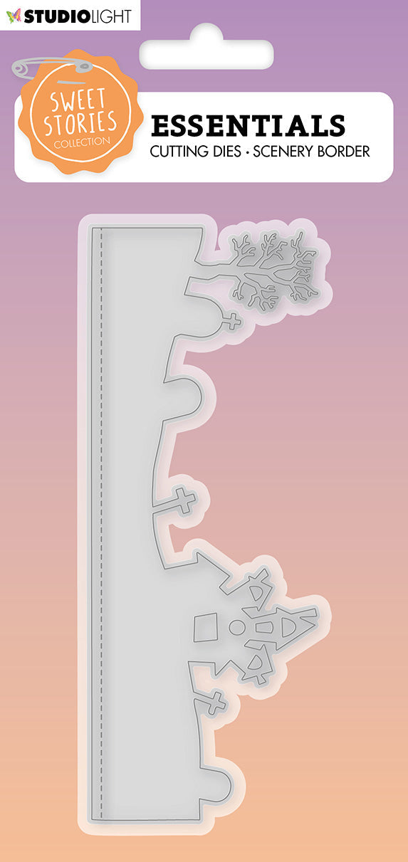 SS Cutting Die Border Graveyard Sweet Stories Essentials 56x143x1mm 1 PC nr.400-1