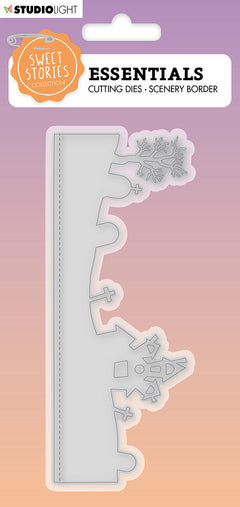 SS Cutting Die Border Graveyard Sweet Stories Essentials 56x143x1mm 1 PC nr.400-1