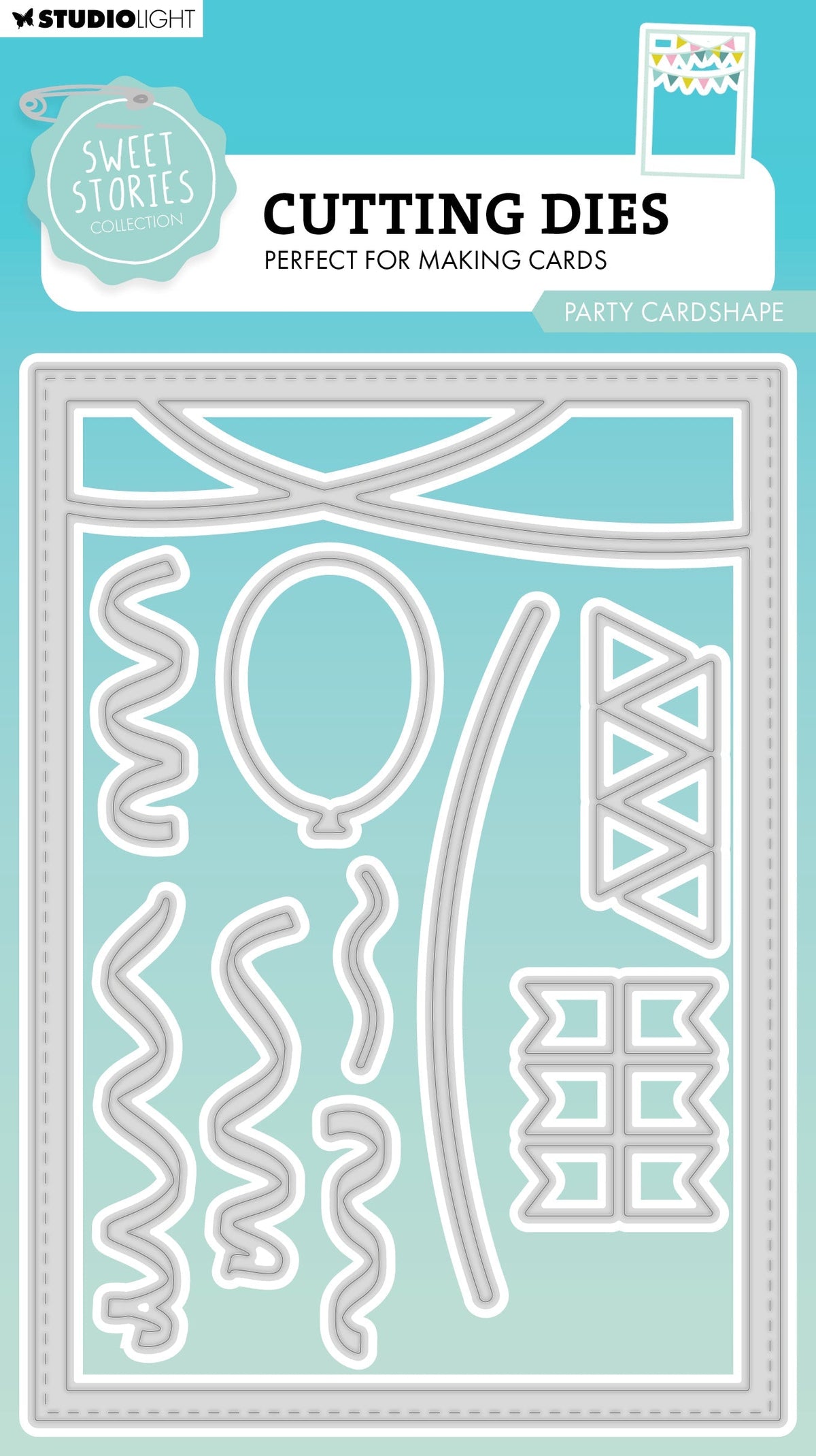 Troquel de corte SL Party Cardshape Sweet Stories 10 piezas