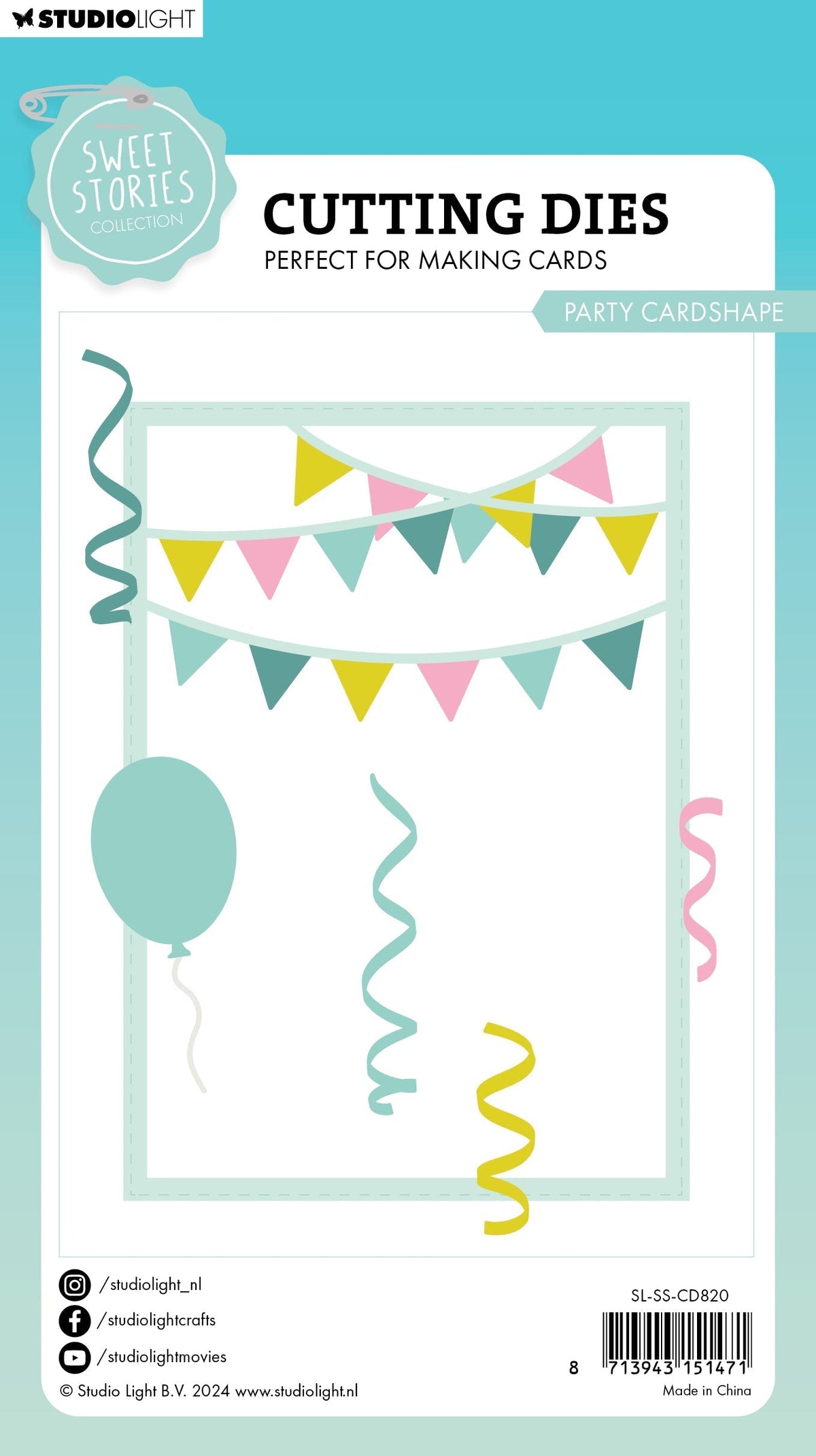 Troquel de corte SL Party Cardshape Sweet Stories 10 piezas-3