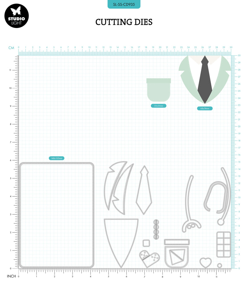 SL Cutting Die Doctor's Coat Sweet Stories 15 PC-2