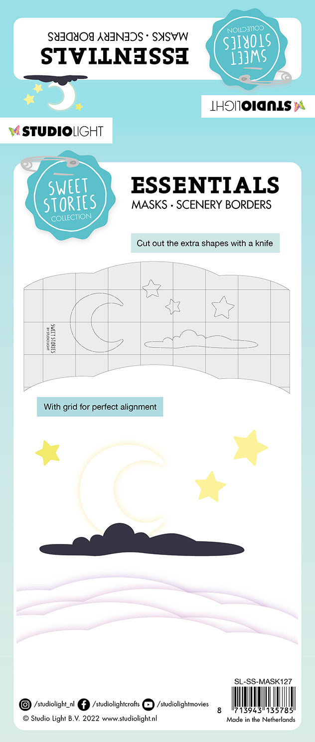 SS Mask Starry Night Sweet Stories 150x210x1mm 1 PC nr.127-2