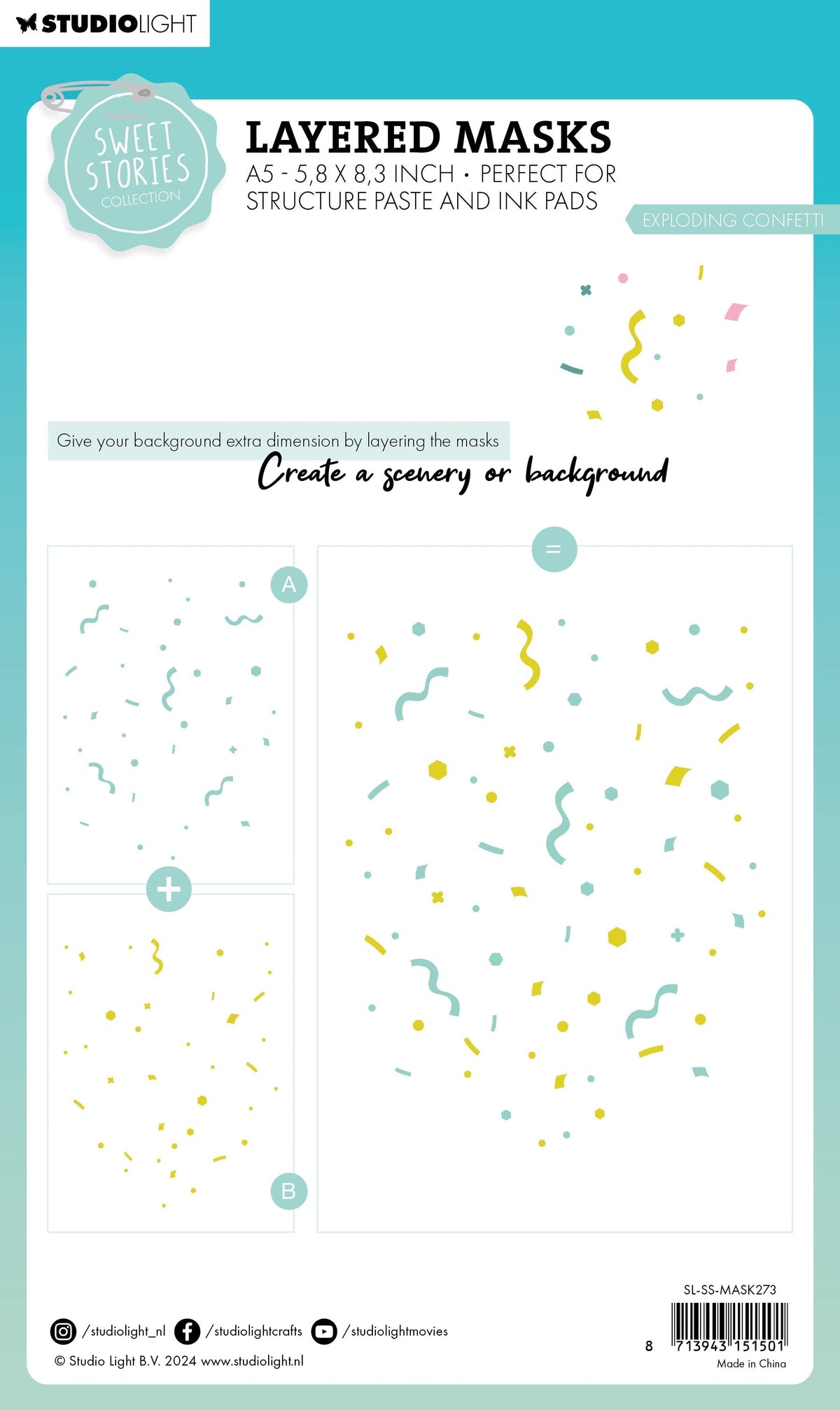 SL Mask Exploding Confetti Sweet Stories 1 SH-2