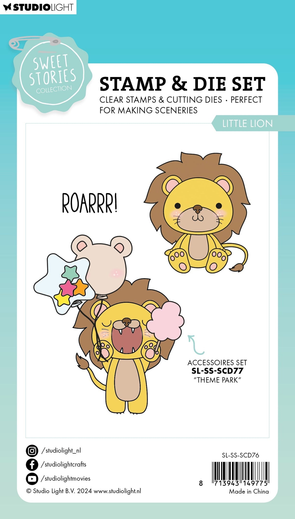 SL Stamp & Die Little Lion Sweet Stories 6 PC-3