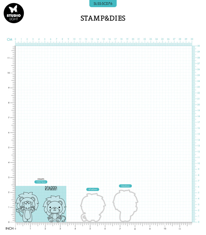 SL Stamp & Die Little Lion Sweet Stories 6 PC-2