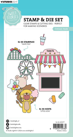 Set de sellos y troqueles SL Theme Park Sweet Stories 14 piezas-3