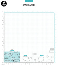 SL Stamp & Cutting Die Dachshund Sweet Stories 16 PC-2