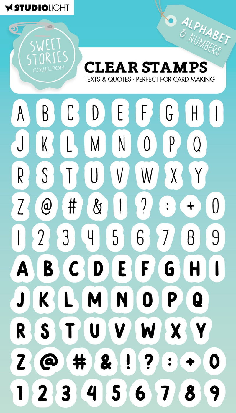 SL Tampon transparent Alphabet Histoires Mignonnes 148x105x3mm 86 PC nr.559-1