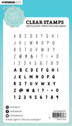 SL Tampon transparent Alphabet Histoires Mignonnes 148x105x3mm 86 PC nr.559-3