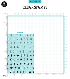 SL Tampon transparent Alphabet Histoires Mignonnes 148x105x3mm 86 PC nr.559-2