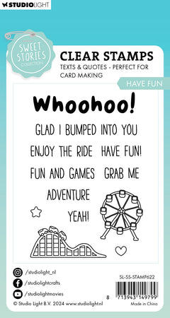 SL Clear Stamp Have Fun Sweet Stories 12 PC-3