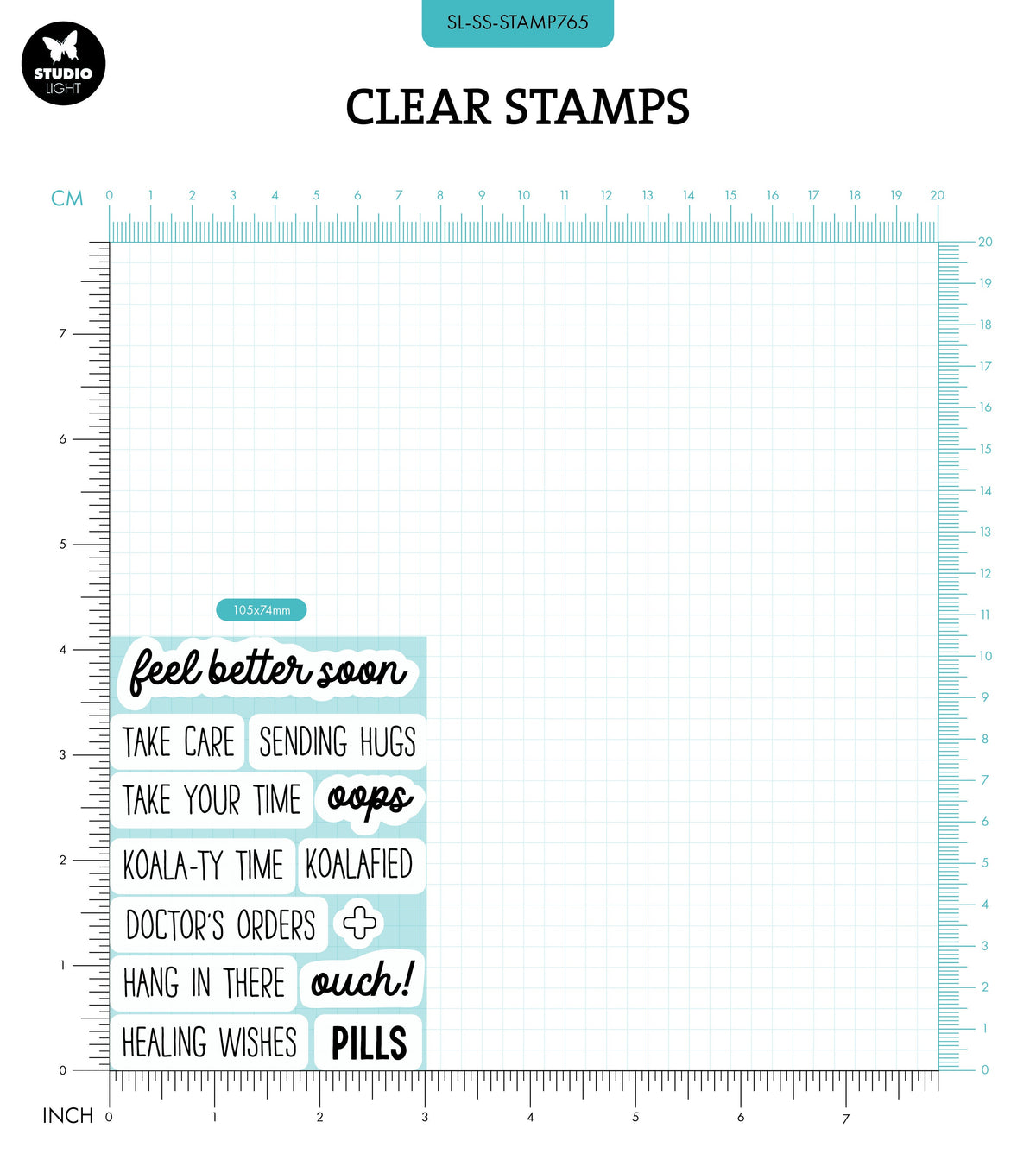 SL Clear Stamp Feel Better Sweet Stories 13 PC-2
