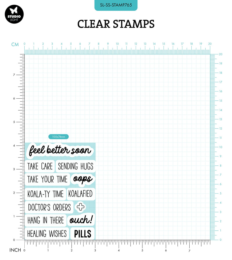 SL Clear Stamp Feel Better Sweet Stories 13 PC-2